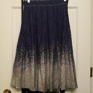 Lularoe Small Lola Elegant silver dipped